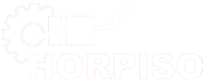 Horpiso Logotipo de Horpiso en blanco
